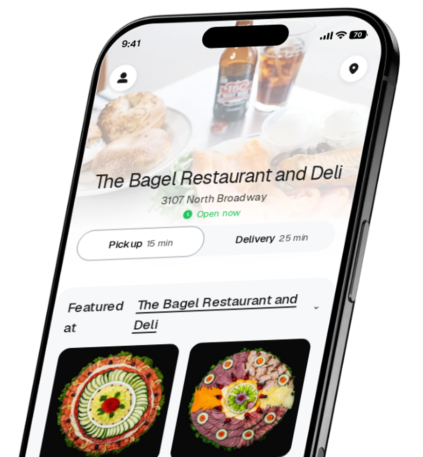 The Bagel Restaurant and Deli app preview
