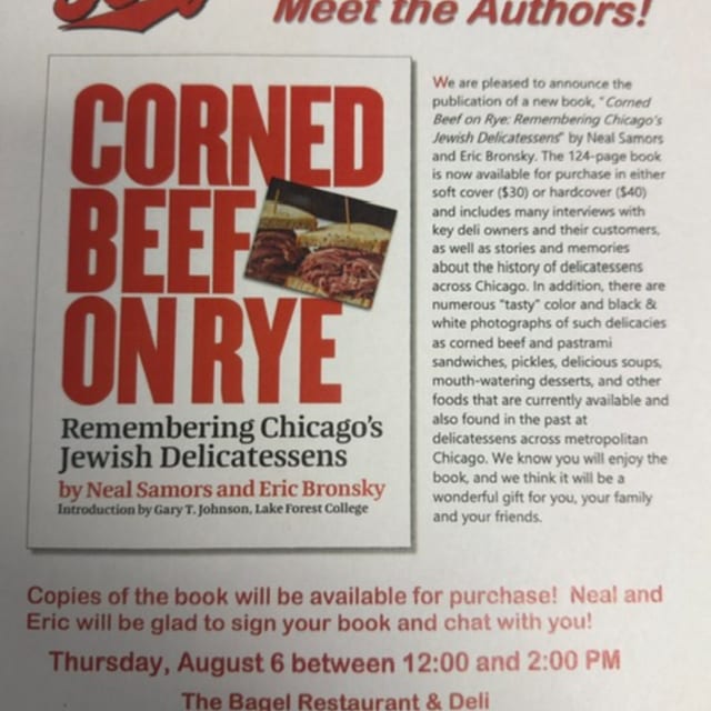Corned Beef On Rye Book Signing!