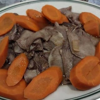 Boiled Beef Tongue Dinner